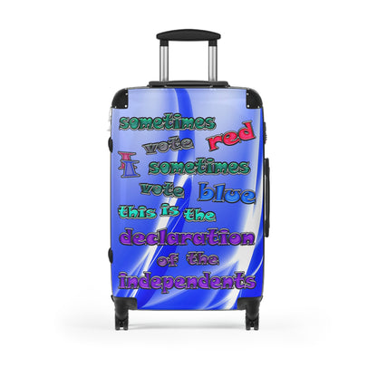 declaration of the independents - Suitcase (blue-white wave)