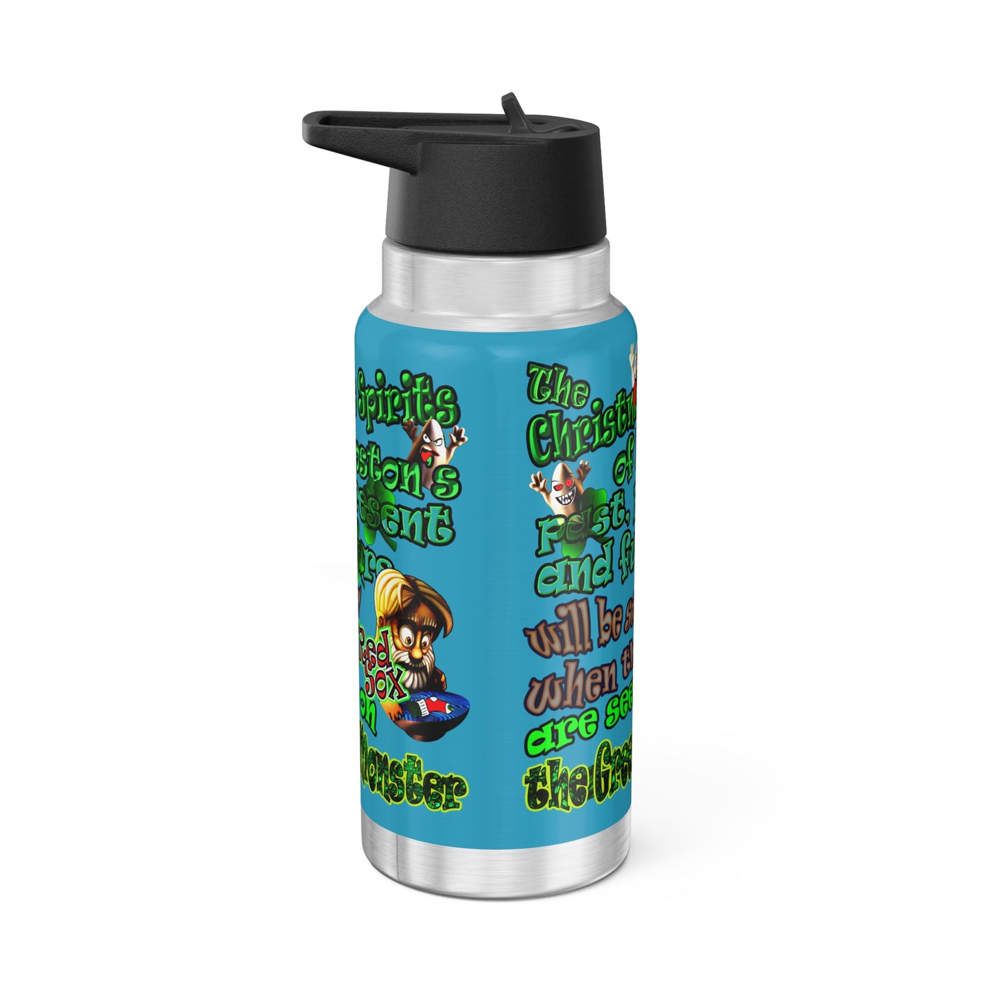 christmas spirits of boston - Gator Tumbler, 32oz (turquoise)