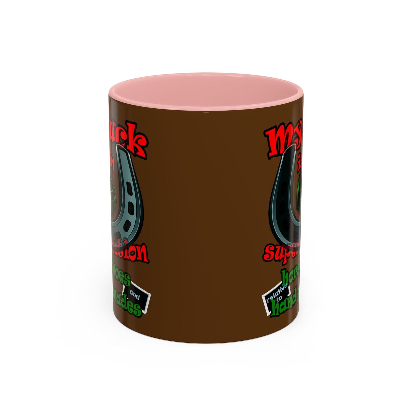 my luck - Accent Mug (brown)