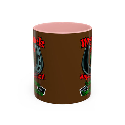 my luck - Accent Mug (brown)