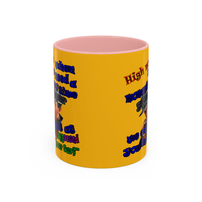 high noon - Accent Mug (yellow)