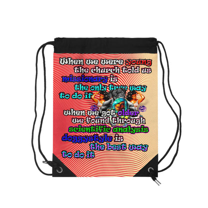 doggystyle - Drawstring Bag (yellow-orange wave)