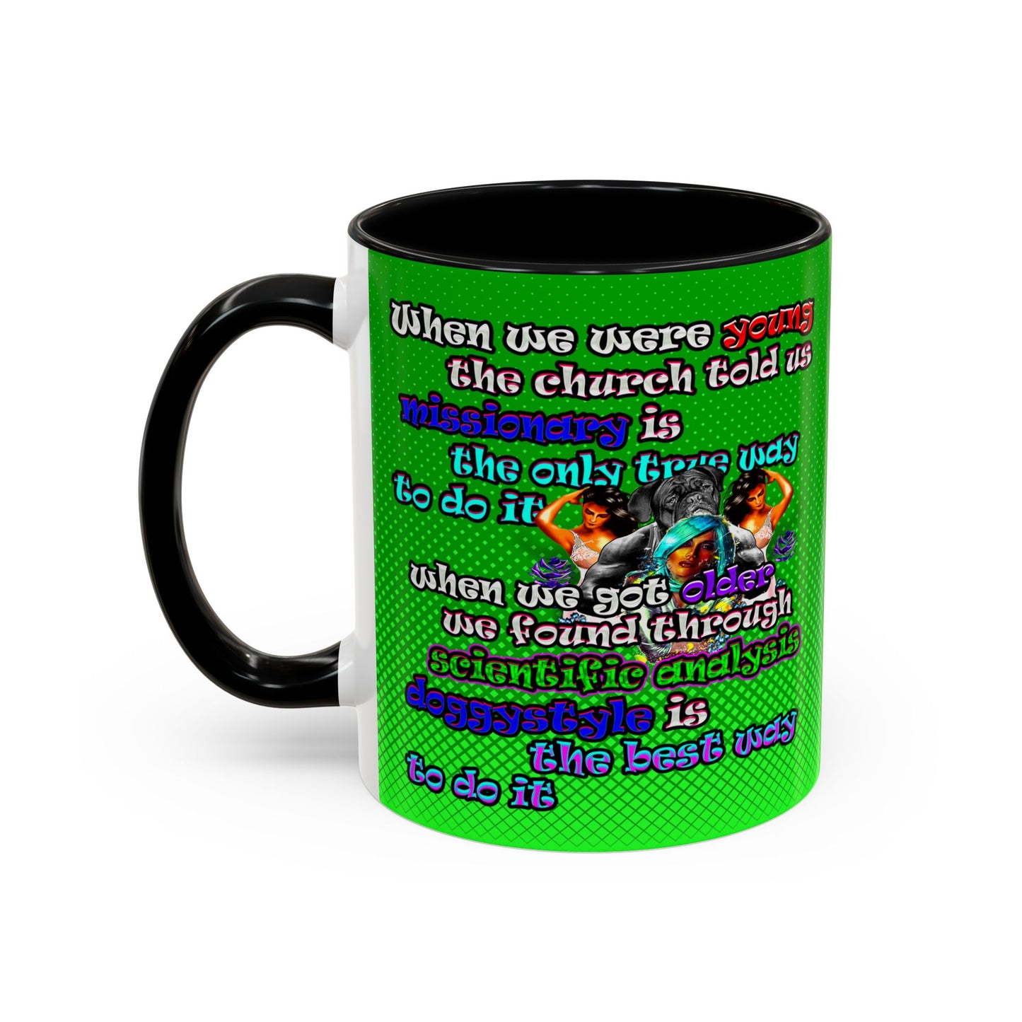 doggystyle - Accent Mug (logo green)
