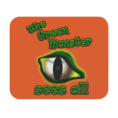 green monster - Mouse Pad (Rectangle) (orange)