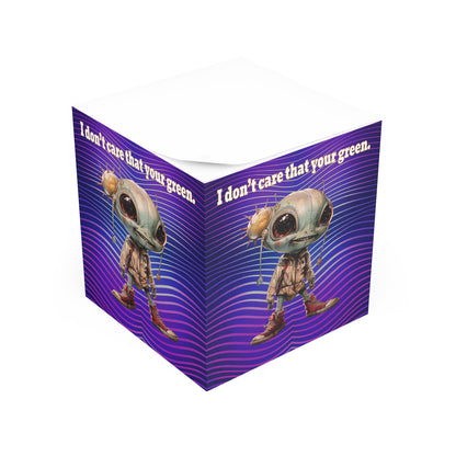 I don't care that your green - note cube (purple wave)