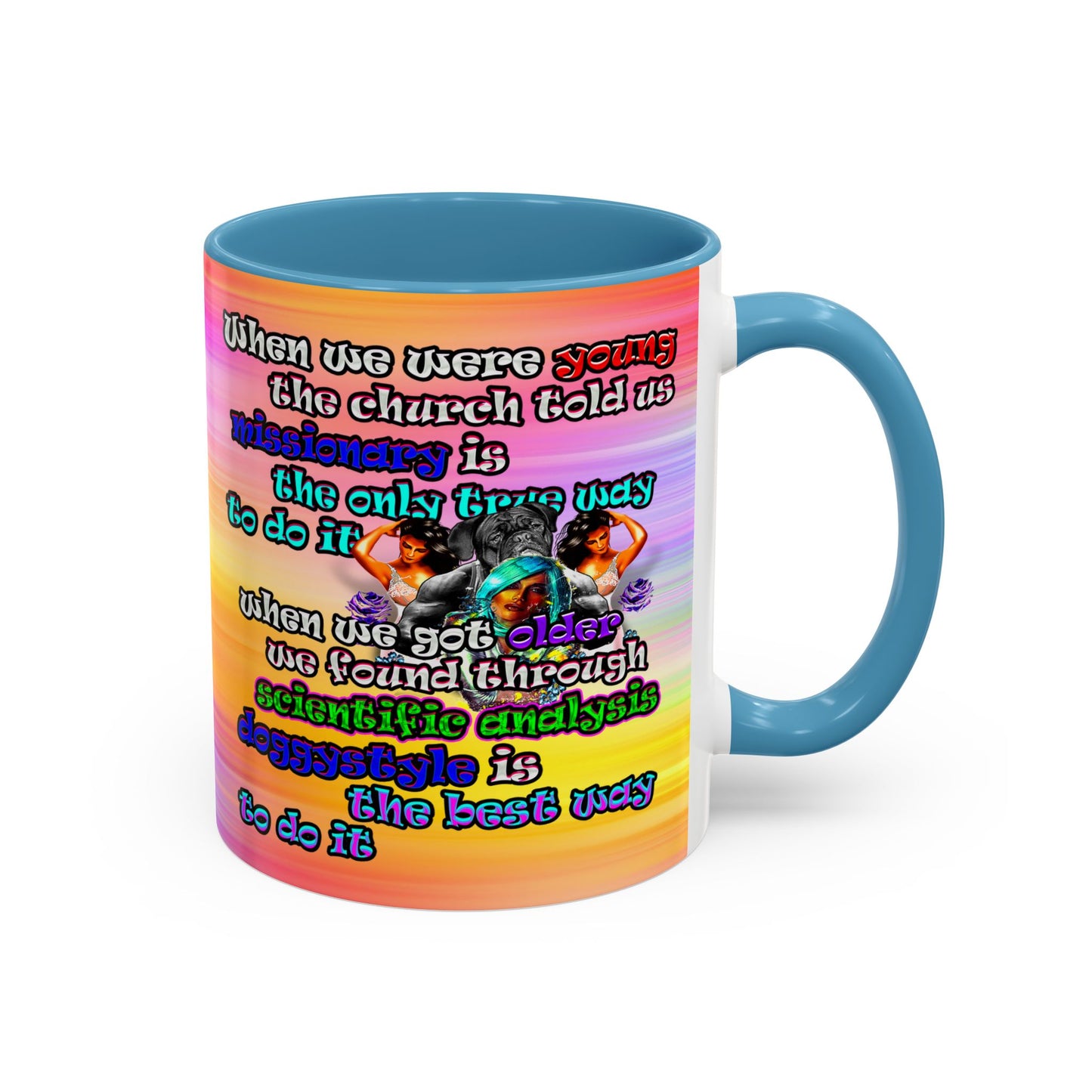doggystyle - Accent Mug (color blur)