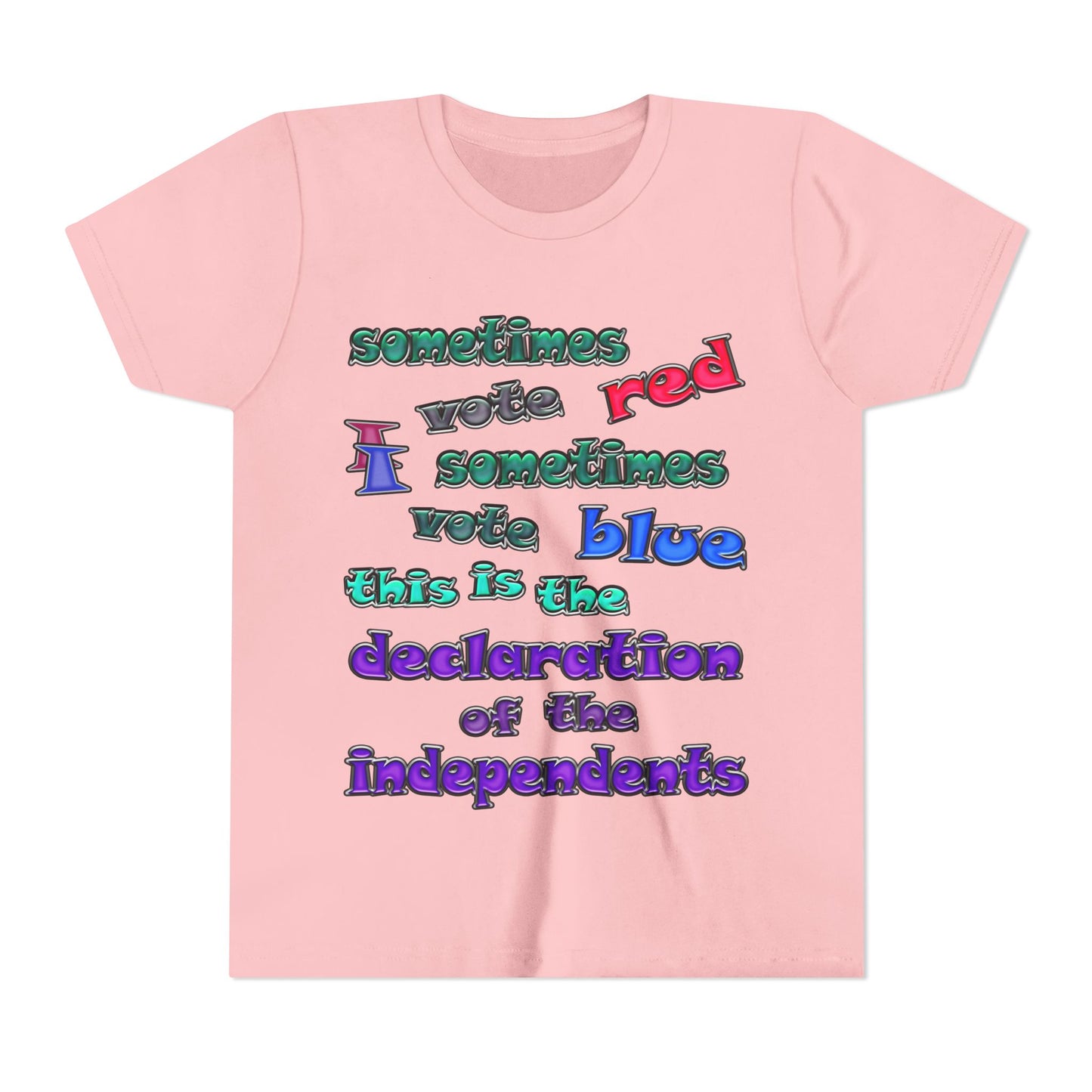 declaration of the independents - Youth Short Sleeve Tee