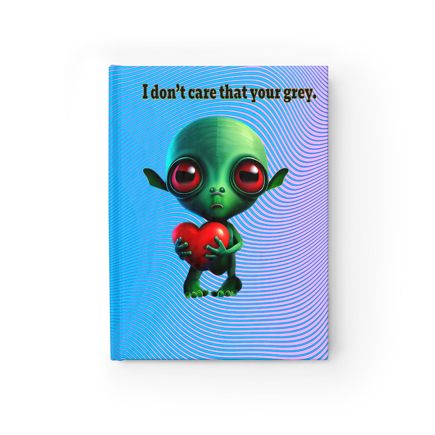 I don't care that your grey - journal-blank (light blue-purple wave)