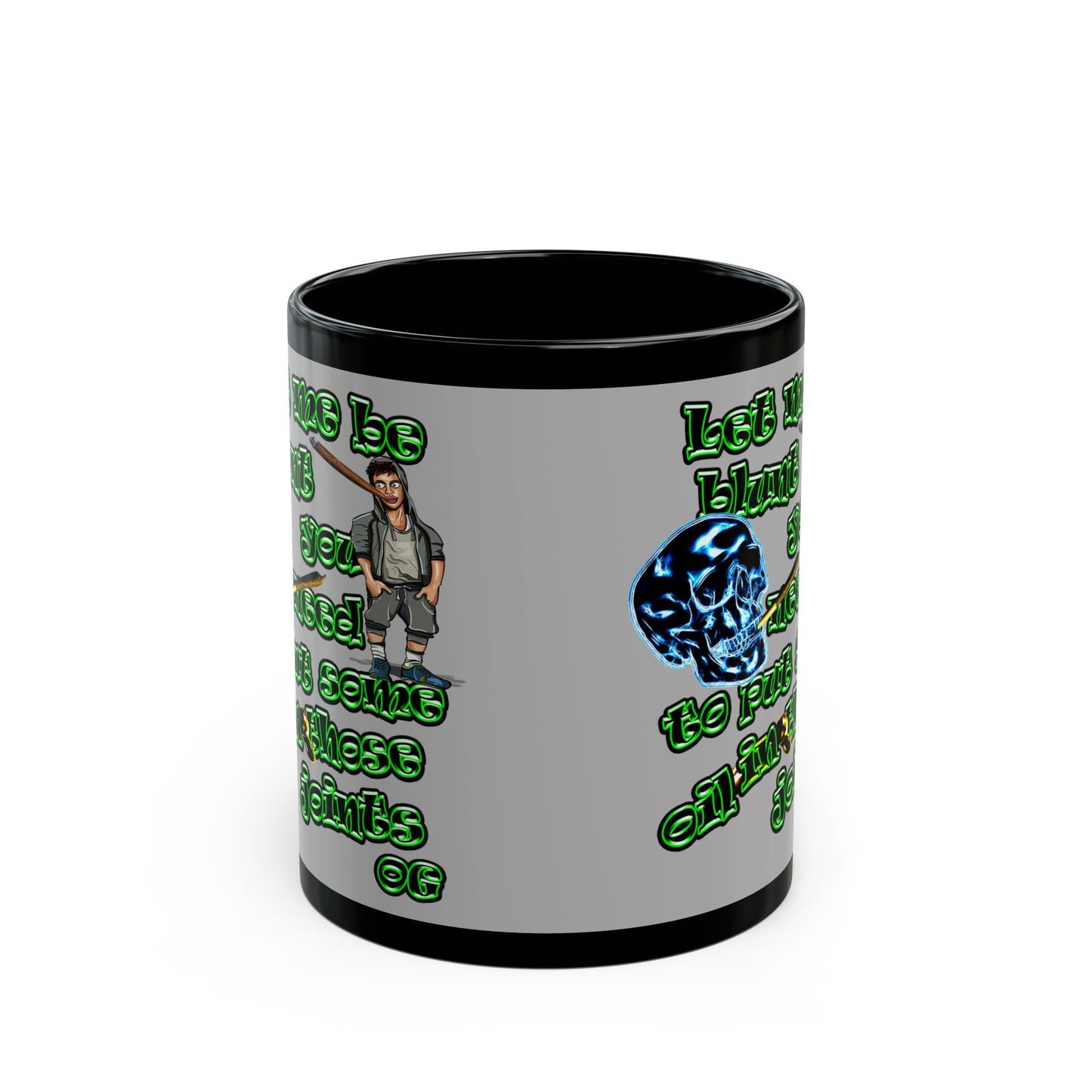 og - Black Mug (light grey)