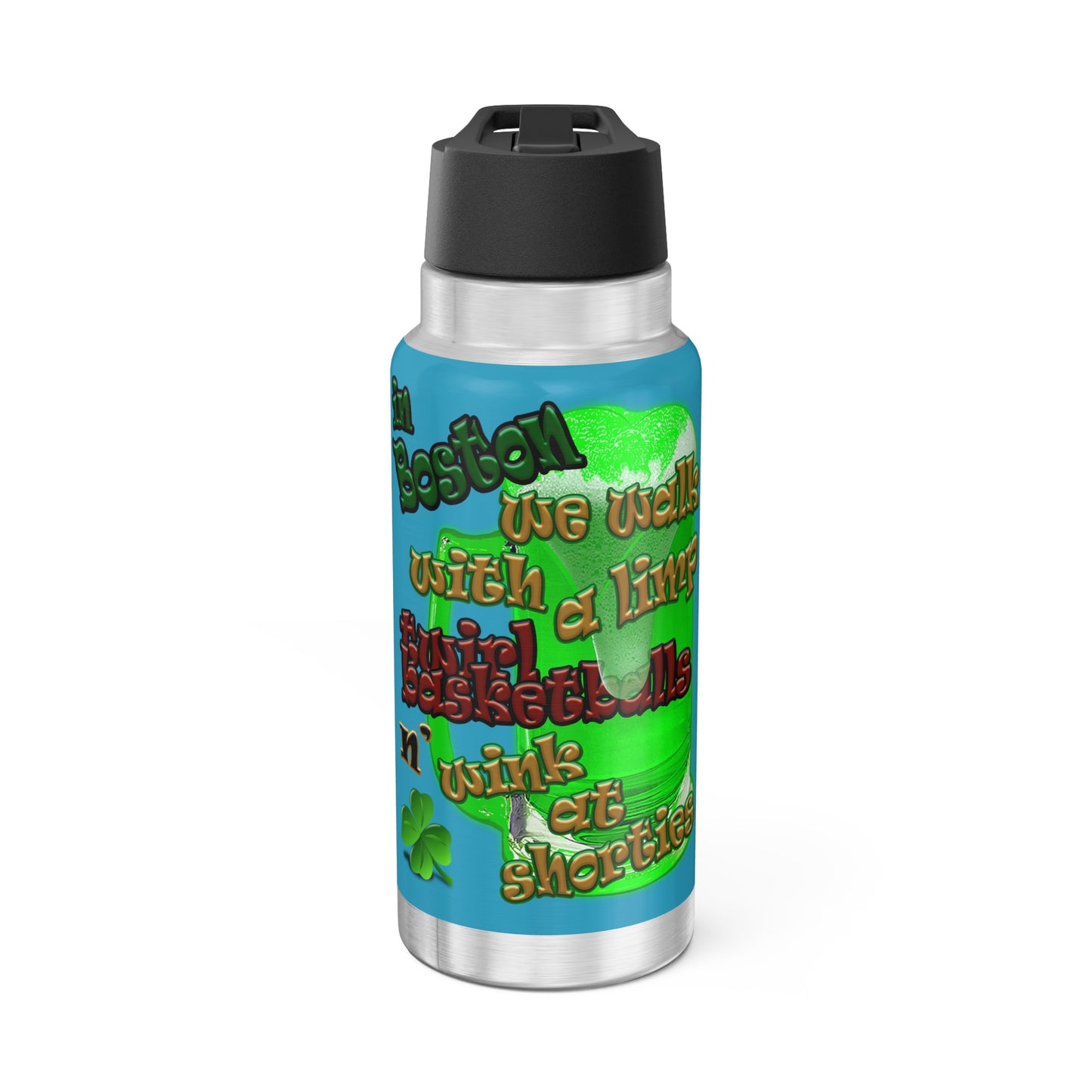 celtics logo - Gator Tumbler, 32oz (turquoise)