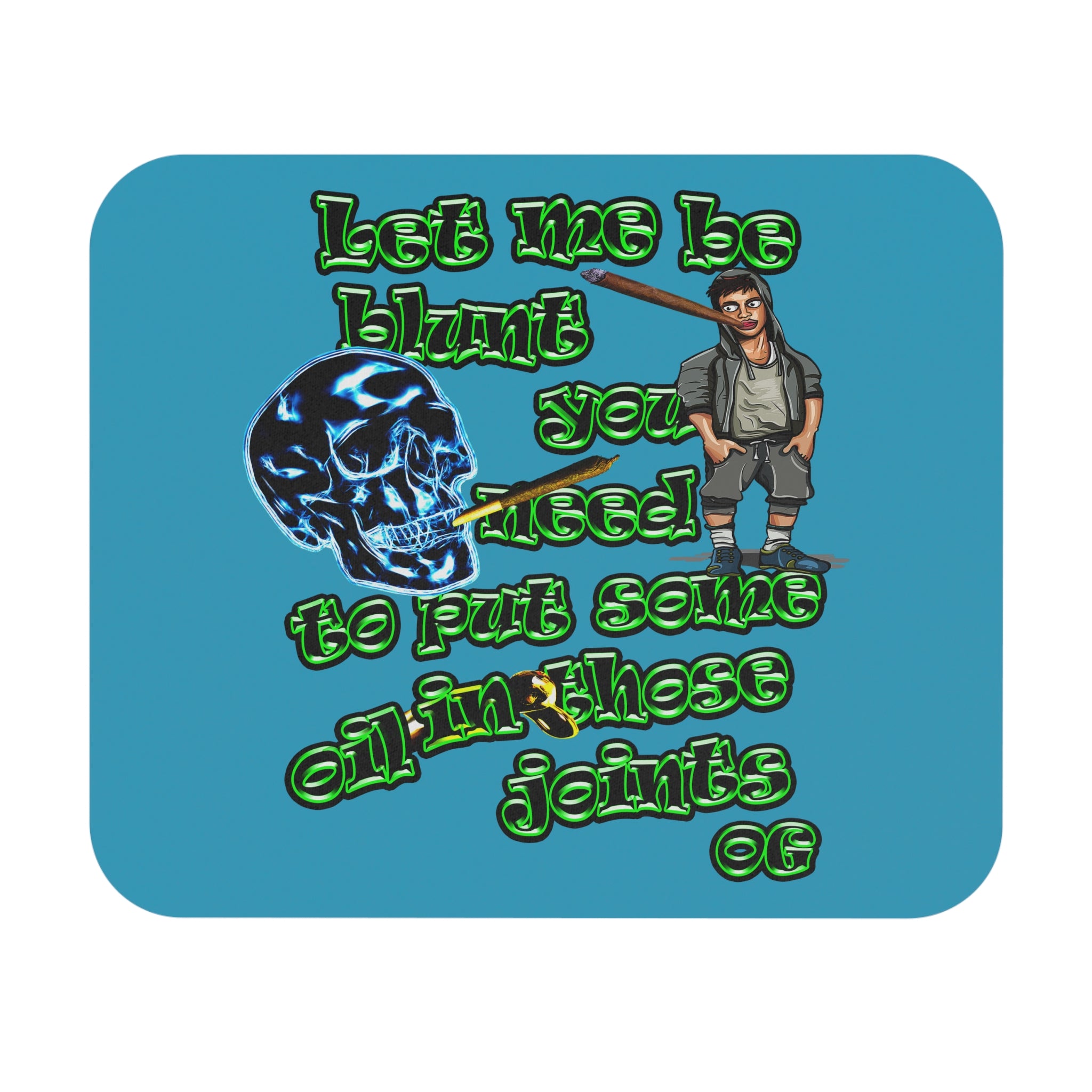 og - Mouse Pad (Rectangle) (turquoise)