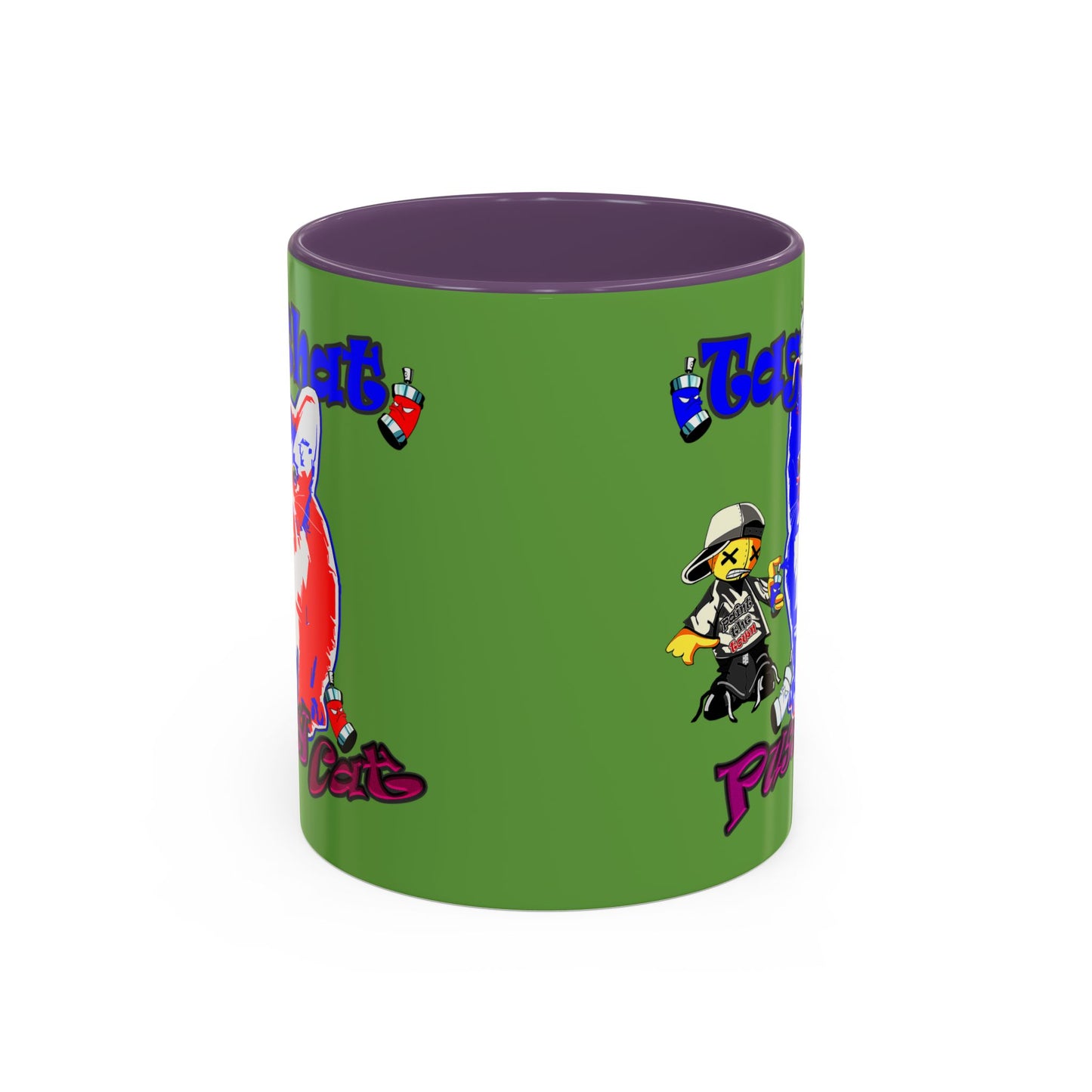 tag that - Accent Mug (green)