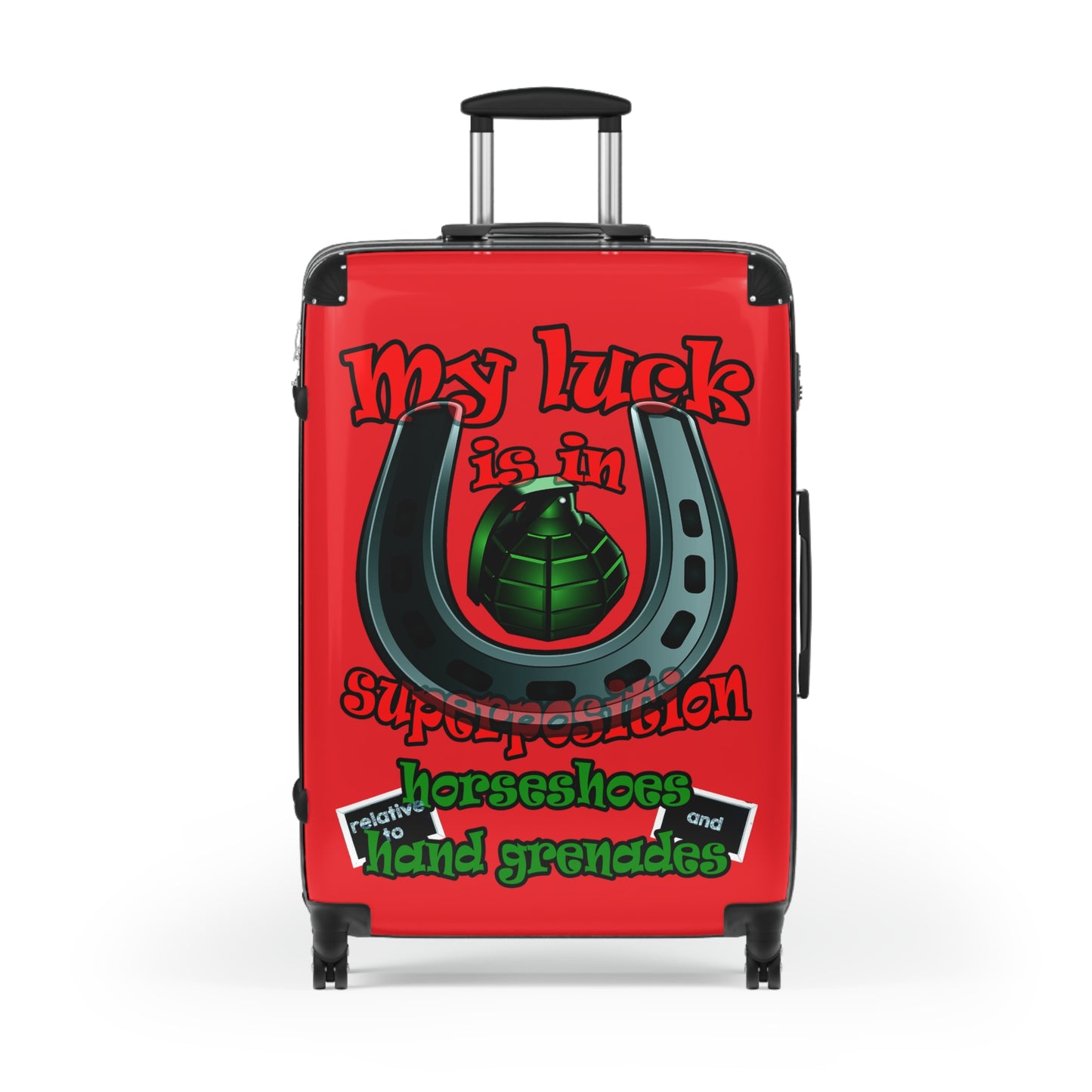 my luck - Suitcase (red)