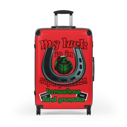 my luck - Suitcase (red)