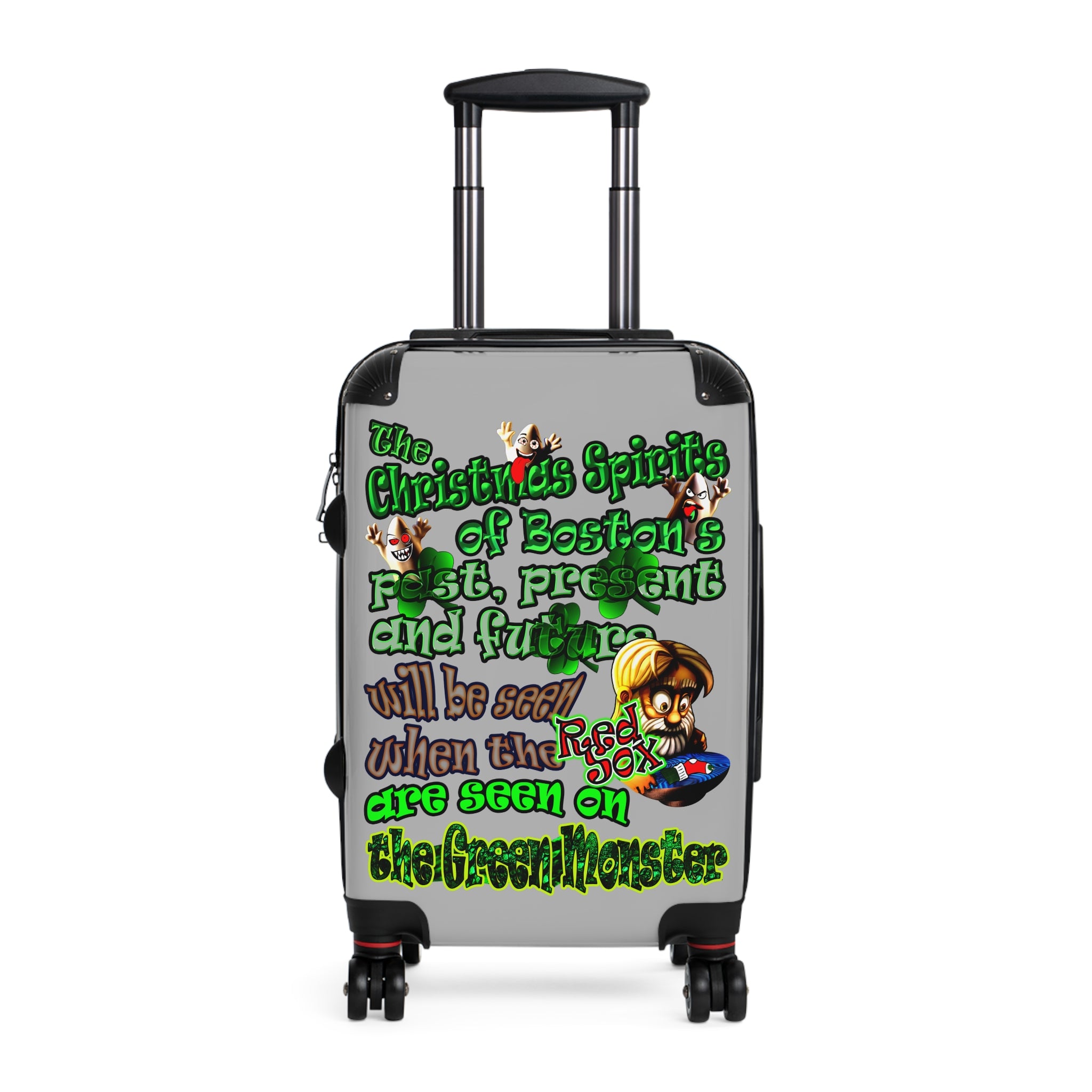 christmas spirits of boston - Suitcase (light grey)