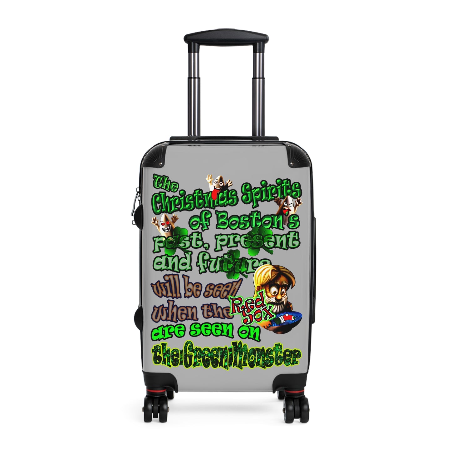 christmas spirits of boston - Suitcase (light grey)