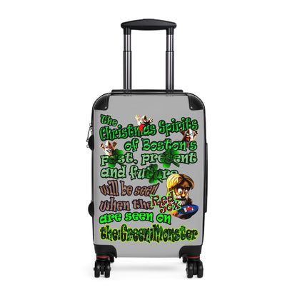 christmas spirits of boston - Suitcase (light grey)