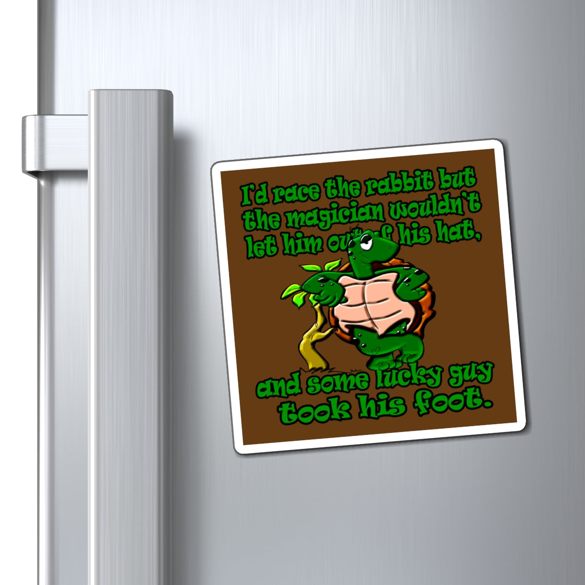 turtle race - Magnets - (brown)