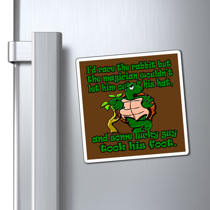 turtle race - Magnets - (brown)