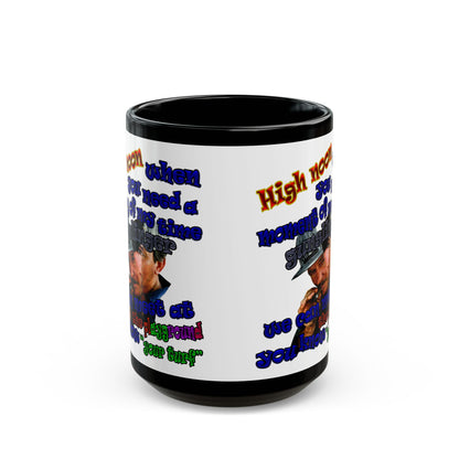 high noon - Black Mug (white)