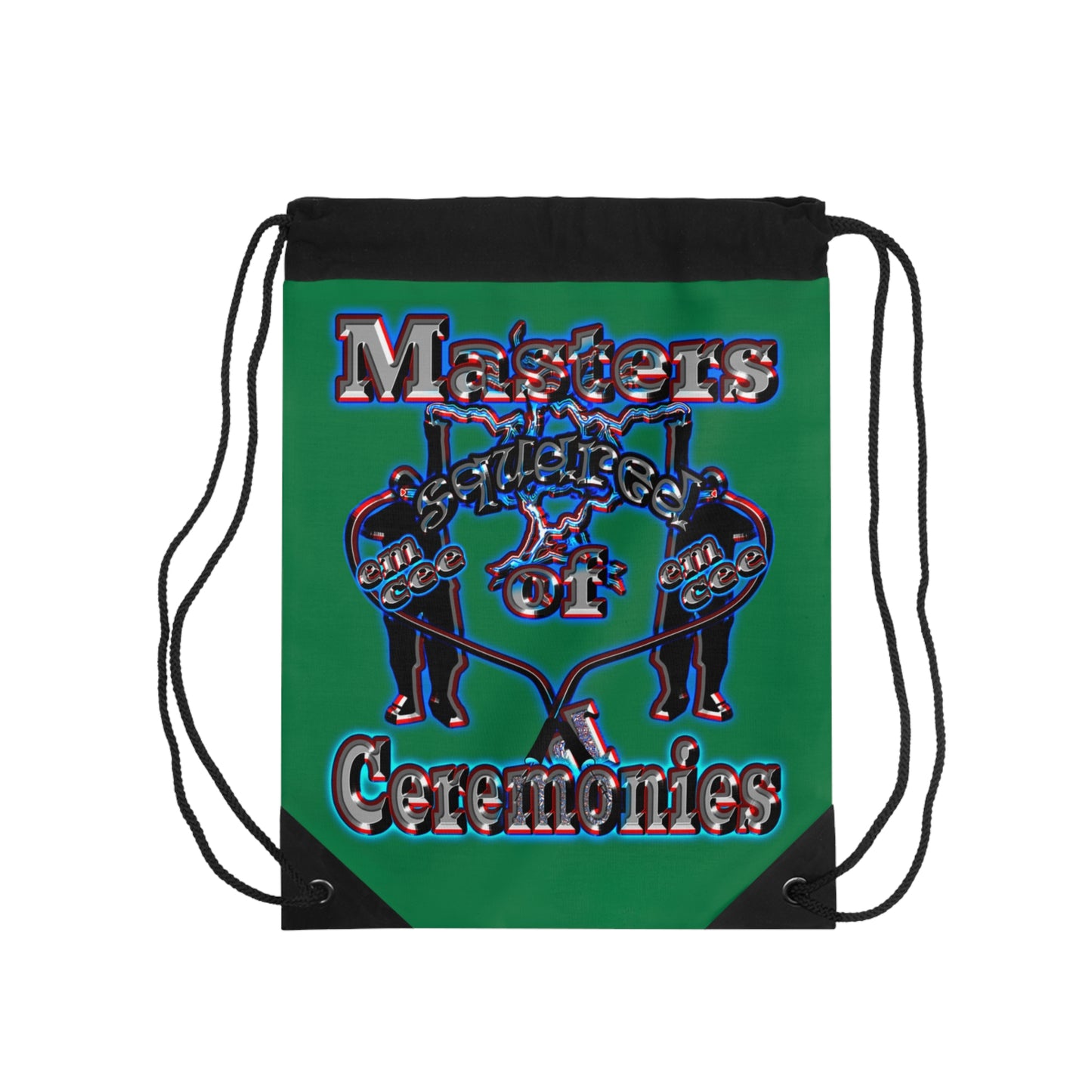 em cee squared - Drawstring Bag (dark green)