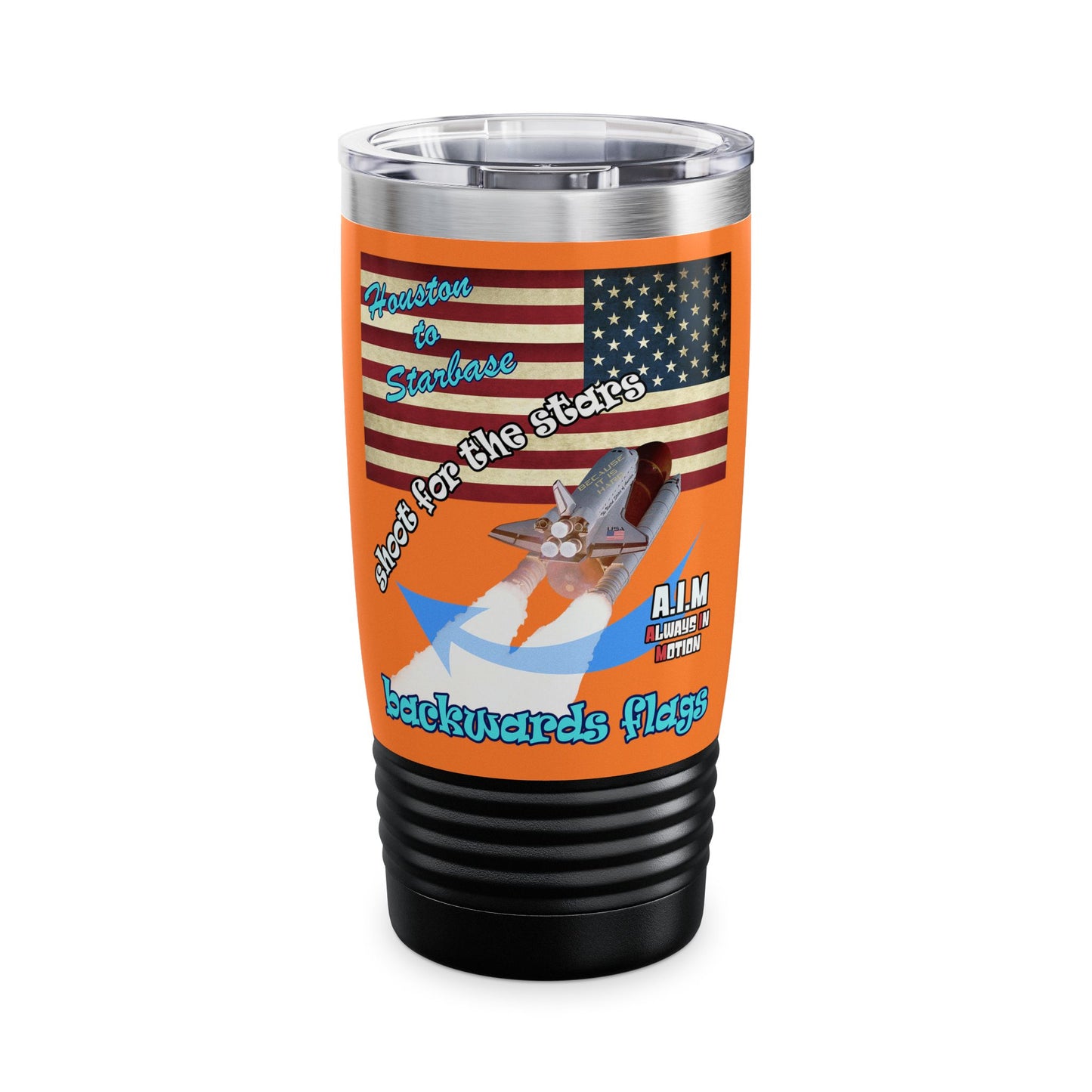 shoot for the stars - Ringneck Tumbler, 20oz (crusta)