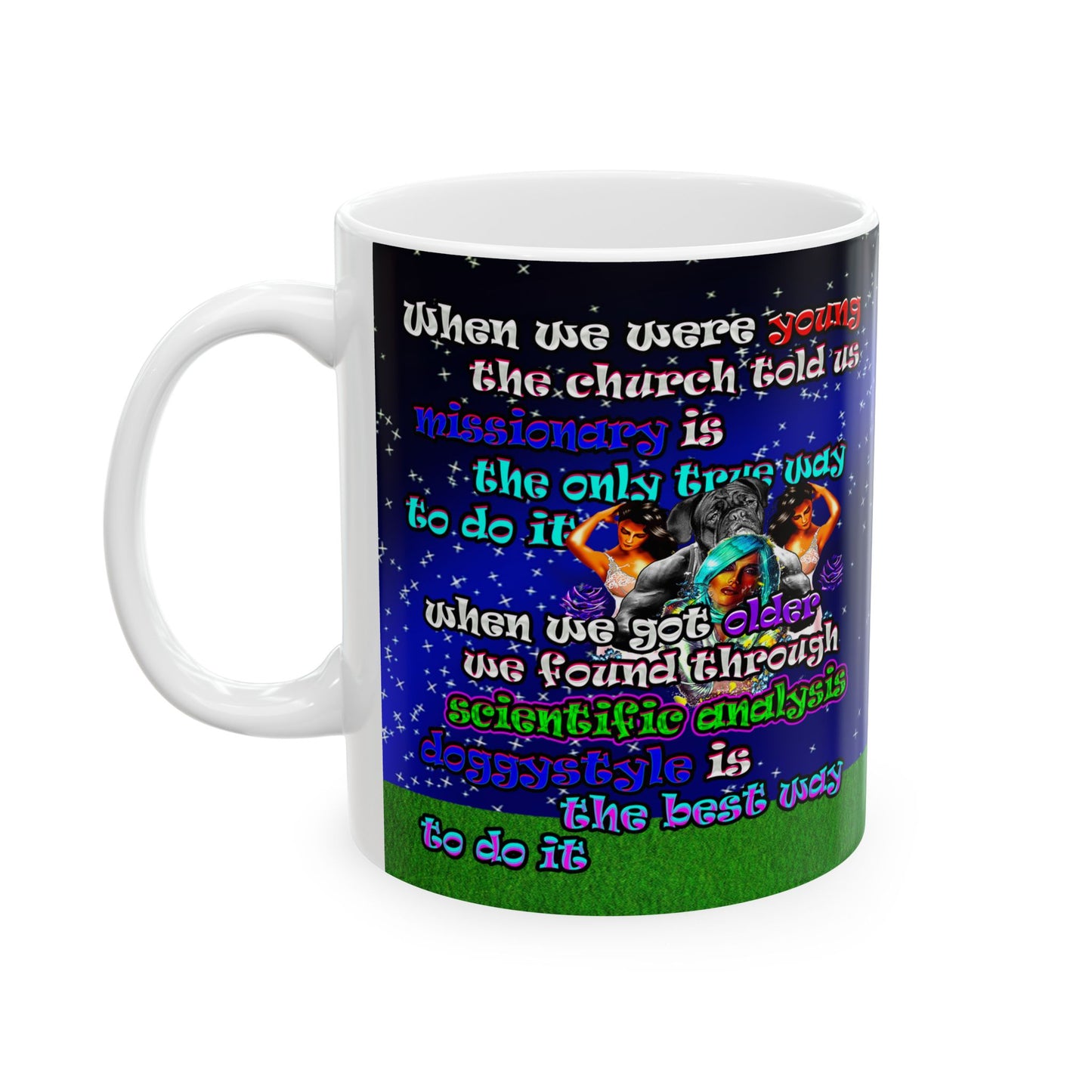 doggystyle - White Mug ('snoops' background)