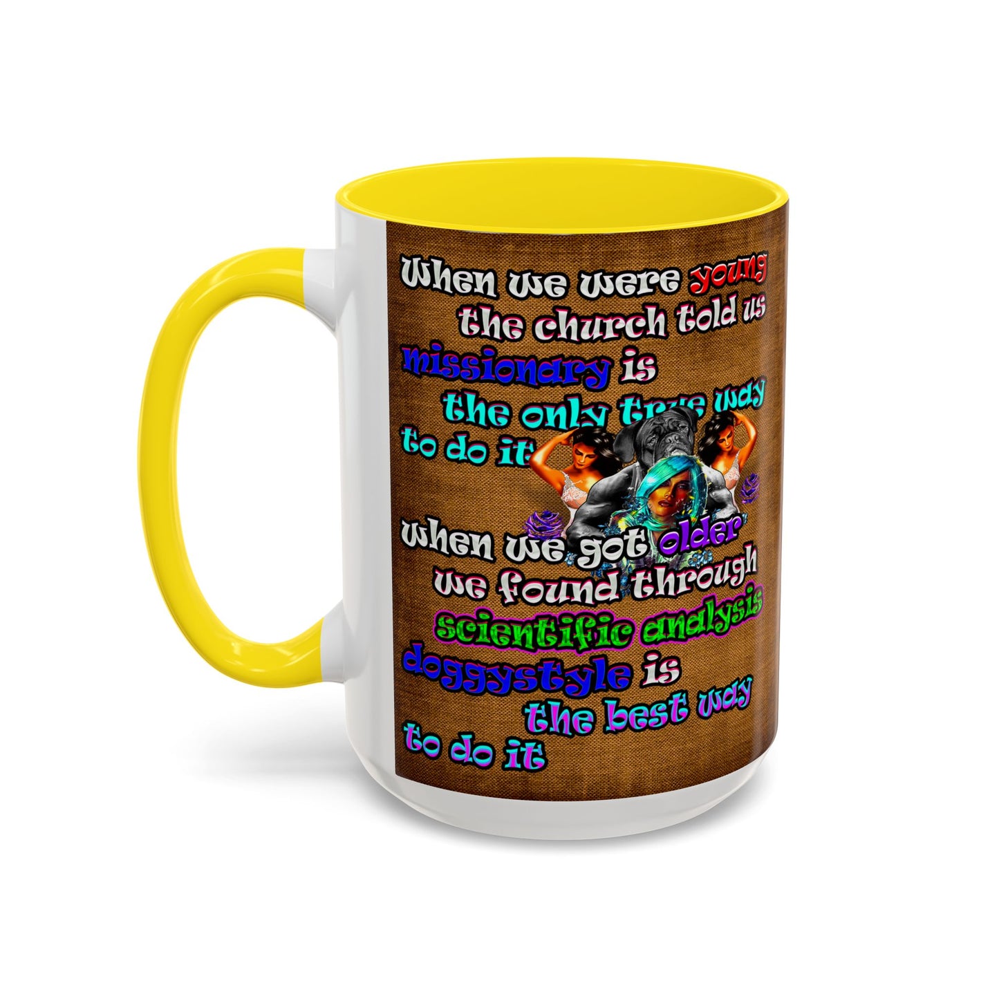 doggystyle - Accent Mug (brown papyrus)