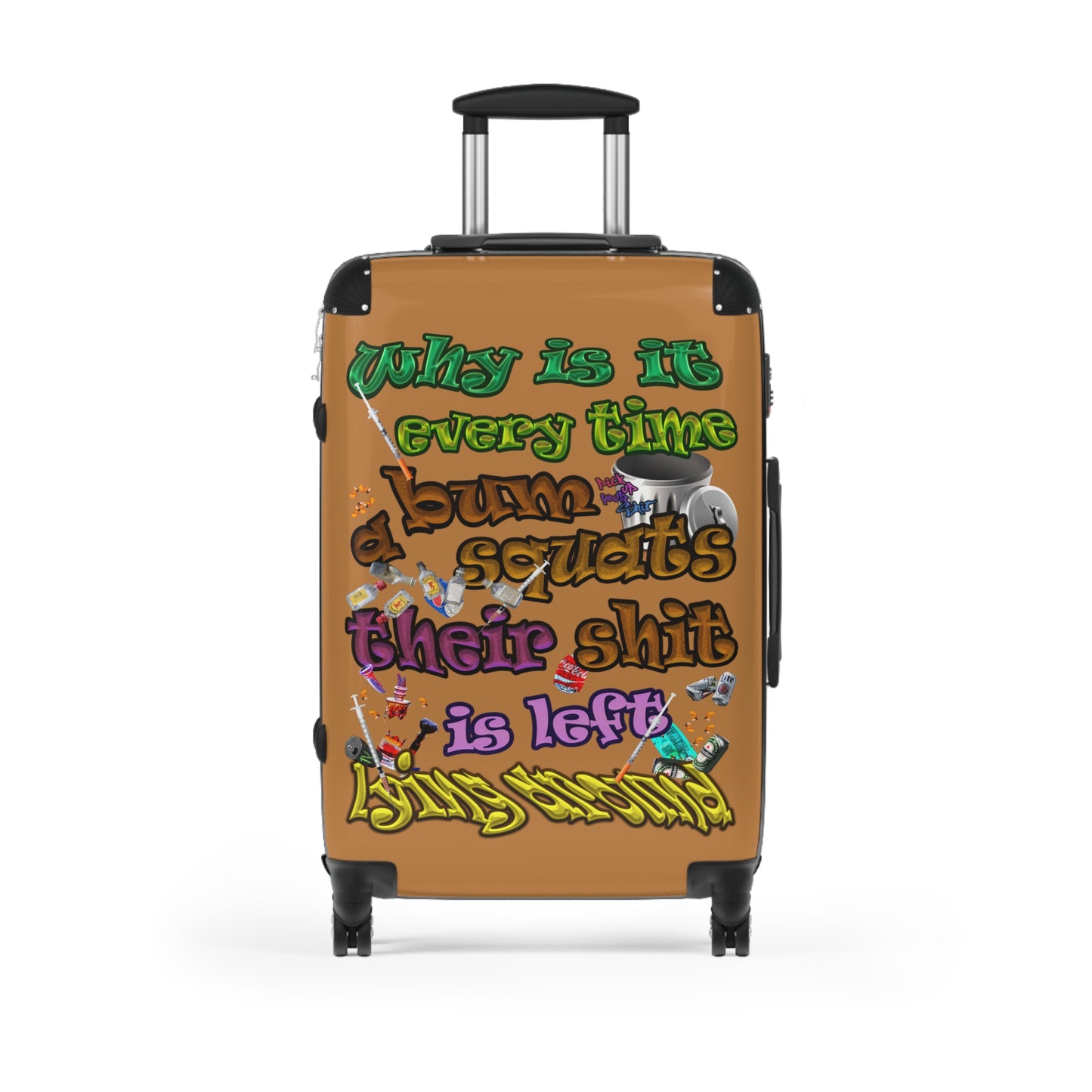 the bum's shit - Suitcase (light brown)