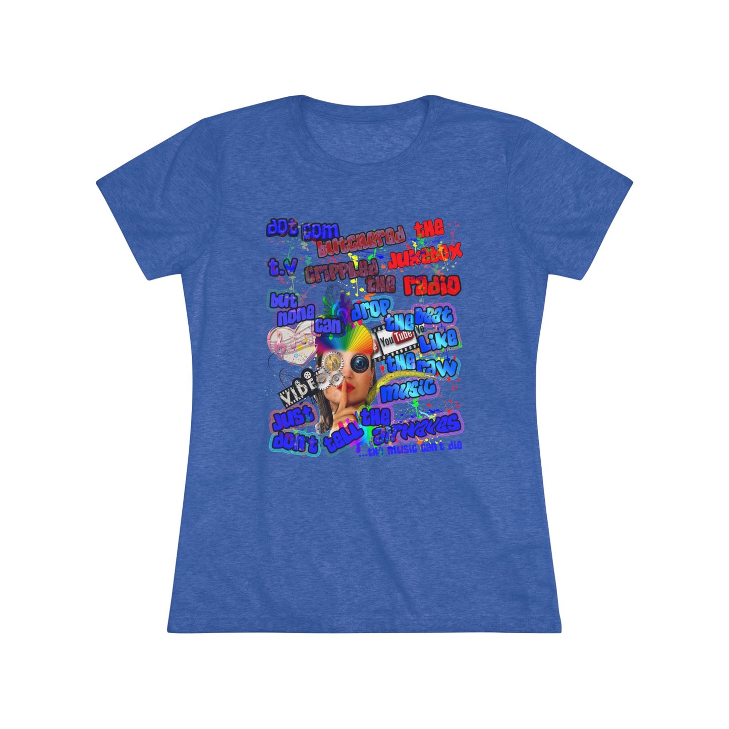 drop the beat - Women's Triblend Tee