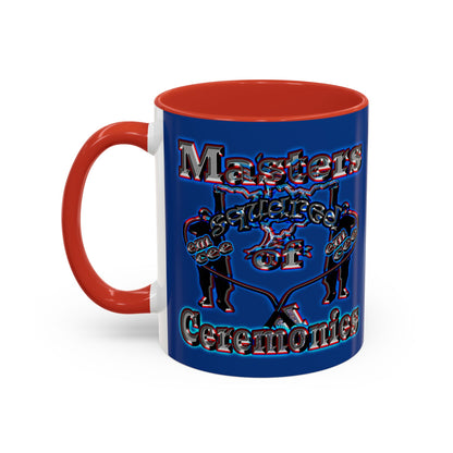 em cee squared - Accent Mug (dark blue)
