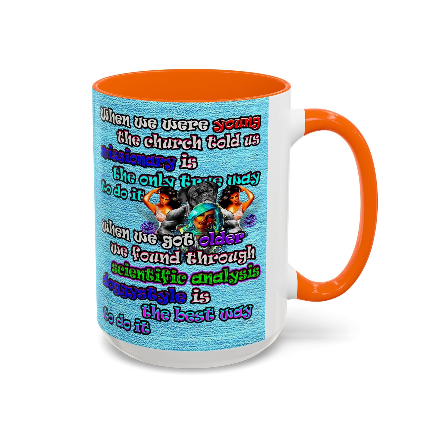doggystyle - Accent Mug (faded blue)