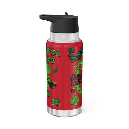 celtics logo - Gator Tumbler, 32oz (dark red)