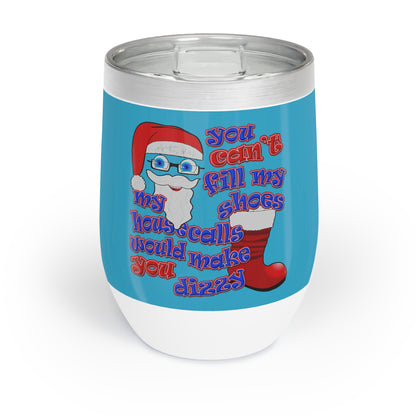 santa's shoes - Chill Wine Tumbler (turquoise)
