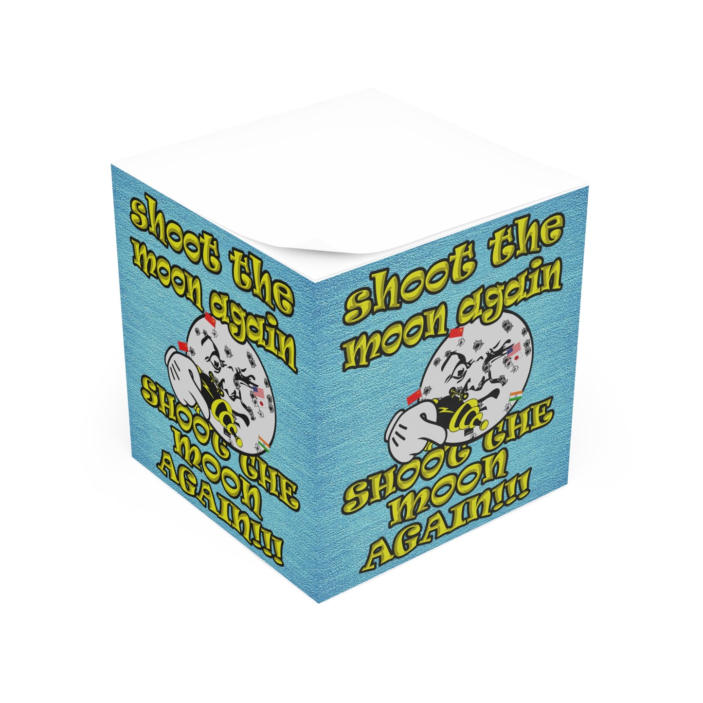 shoot the moon again - note cube (faded blue)