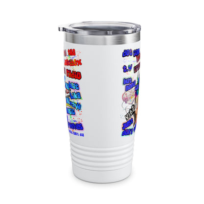 drop the beat - Ringneck Tumbler, 20oz