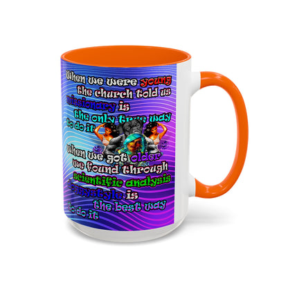 doggystyle - Accent Mug (purple wave)