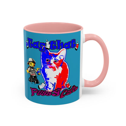 tag that - Accent Mug (turquoise)