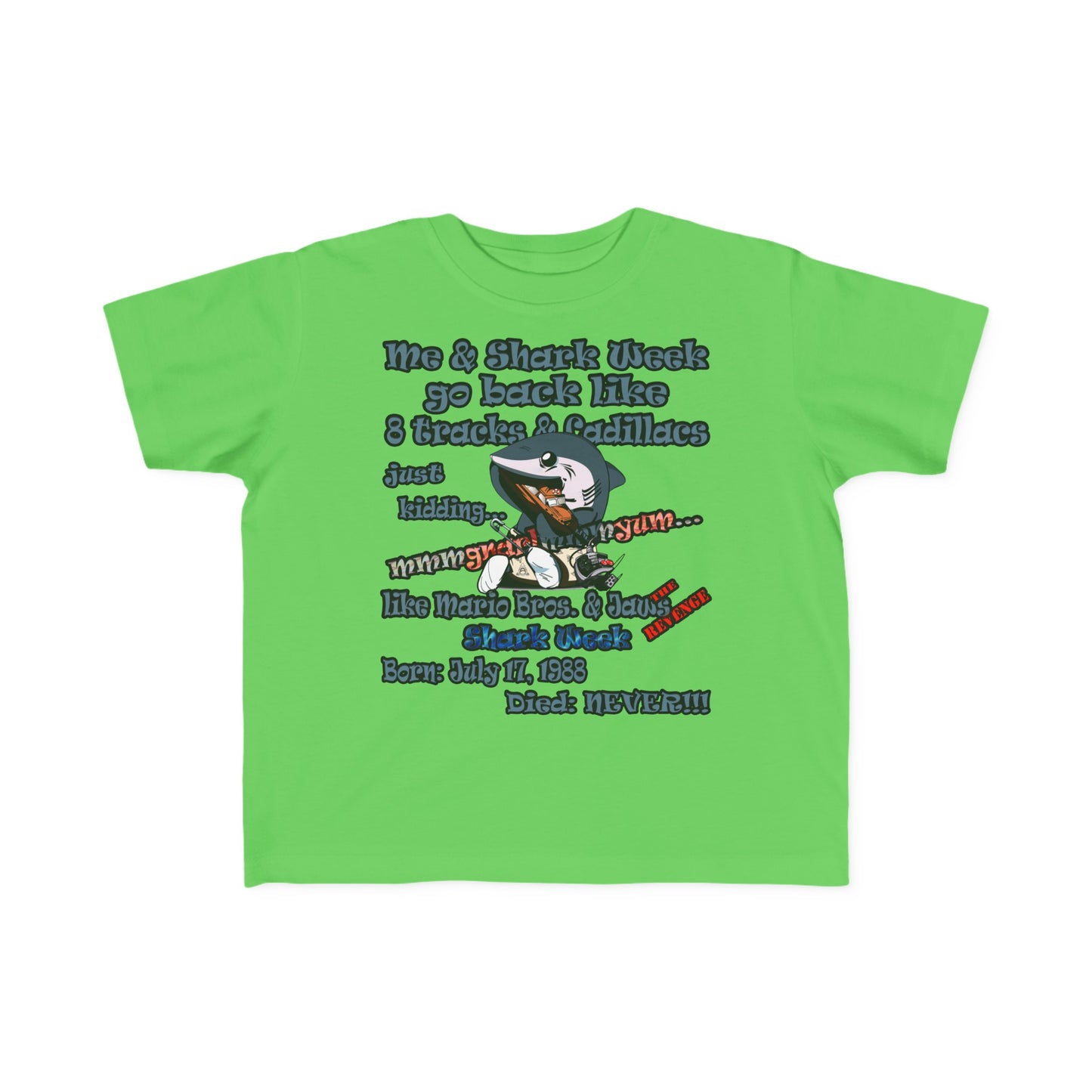 shark week - Toddler's Fine Jersey Tee