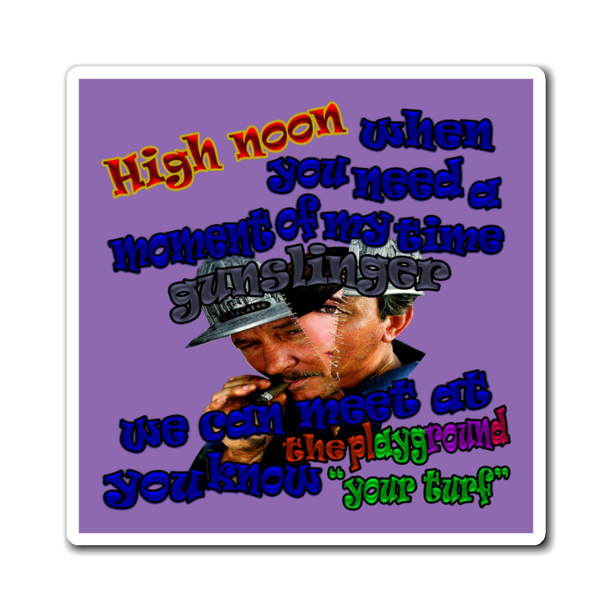 high noon - Magnets - (light purple)