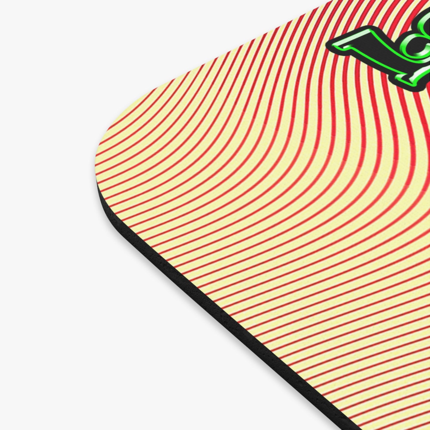 og - Mouse Pad (Rectangle) (yellow-orange wave)