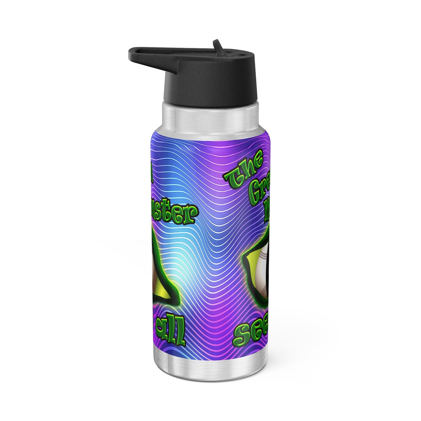green monster - Gator Tumbler, 32oz  (purple wave)