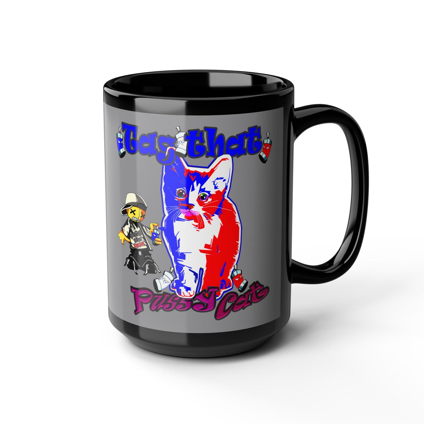 tag that - Black Mug (grey)