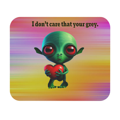 I don't care that your grey - Mouse Pad (Rectangle) (color blur)