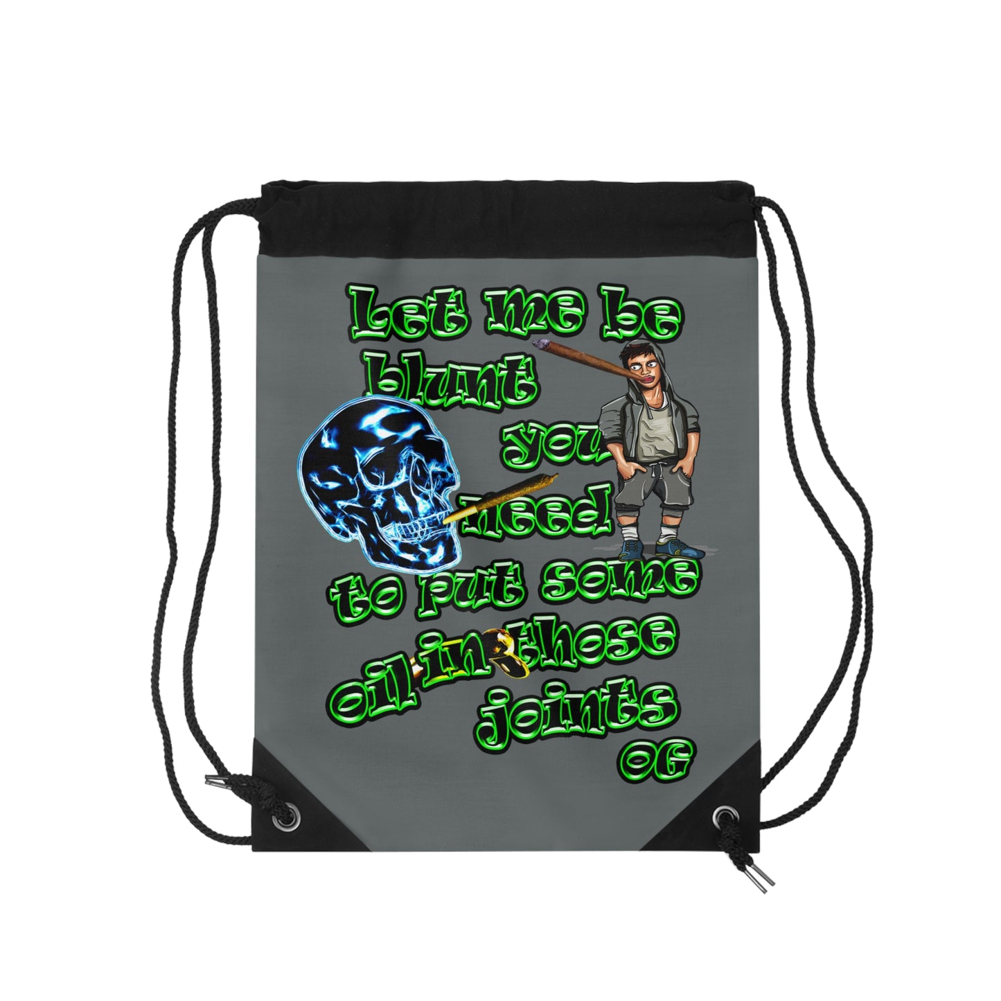 og - Drawstring Bag (dark grey)