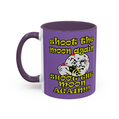 shoot the moon again - Accent Mug (light purple)