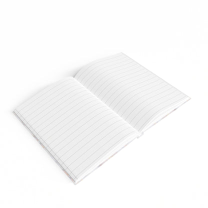 noticed you noticing - journal-lined (white marble)