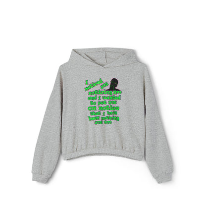 noticed you noticing - Women's Cinched Bottom Hoodie