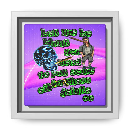 og - framed canvas art (purple-pink wave)