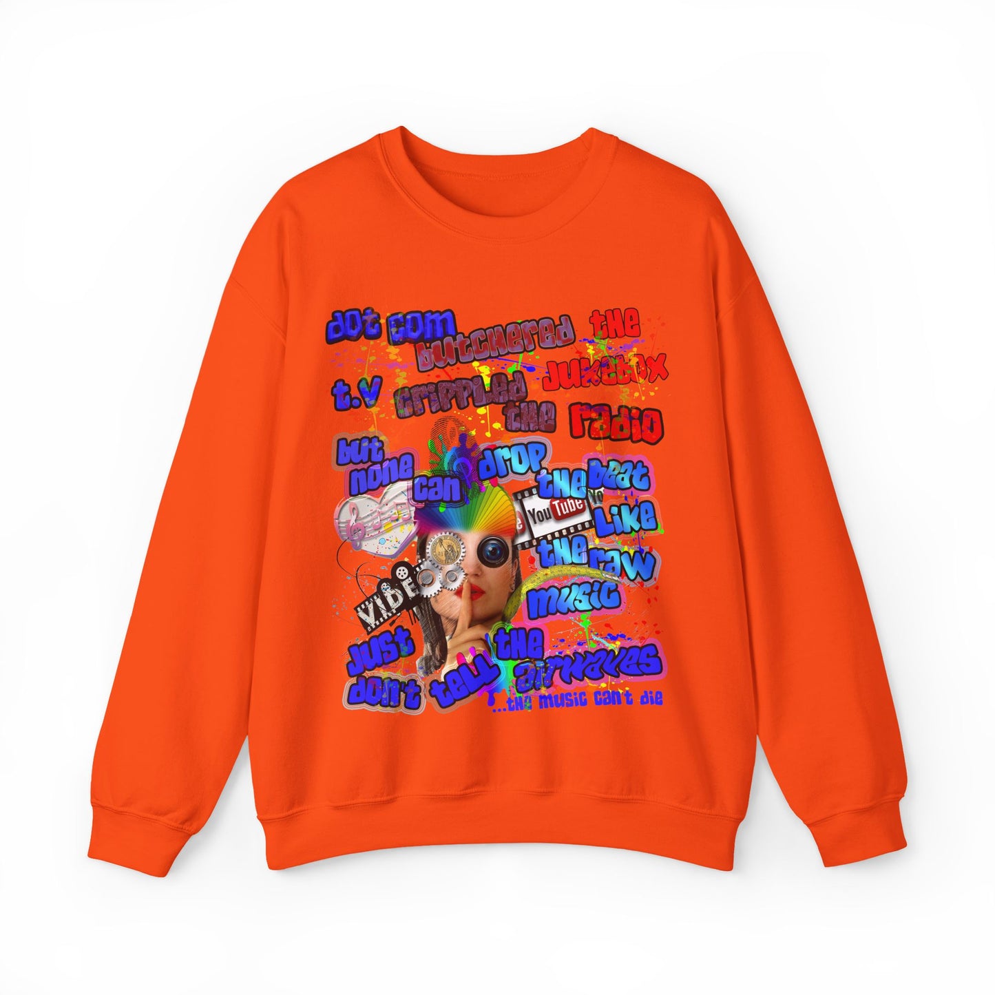 drop the beat - Unisex Heavy Blend™ Crewneck Sweatshirt